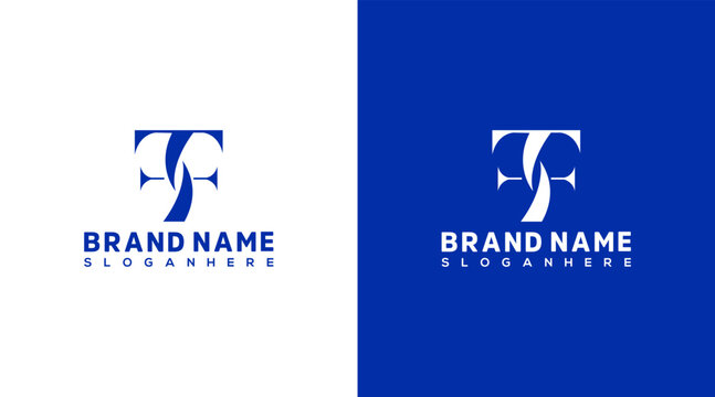 FF Letter Monogram Logo Design FF icon Lettermark Logo Brand identity Design