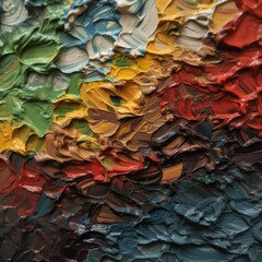 AI generated illustration of a textured abstract colorful paint background for wallpapers