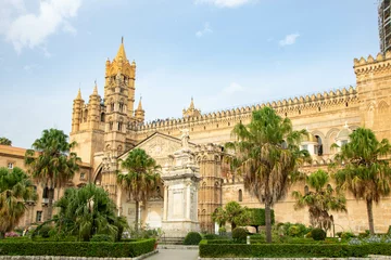 Foto op Plexiglas the cathedral of Palermo, Sicily © laudibi