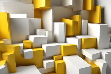 3d cubics abstract background 