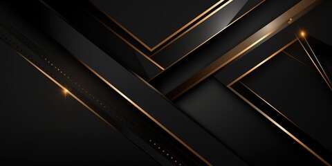 matter color black and gold abstract background polish metallic wall style, elegance luxury business and futuristic technology theme, Generative Ai