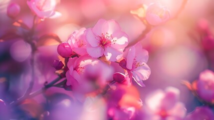 Fototapeta na wymiar Beautiful spring flowers : Generative AI