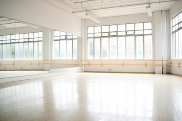 Obraz premium Modern training dance hall interior