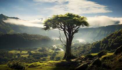 Tropical rain forest in Central America