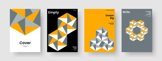 Isolated Brochure Layout. Creative Report Design. Geometric Flyer Template. Business Presentation. Book Cover. Background. Banner. Poster. Advertising. Brand Identity. Leaflet. Journal. Notebook