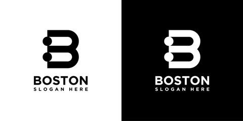 B letter logo icon for company and business design