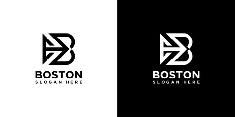 B letter logo icon for company and business design