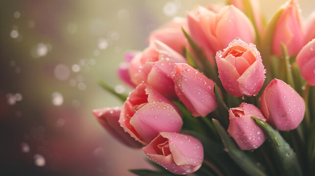 Bouquet of beautiful flowers, close-up