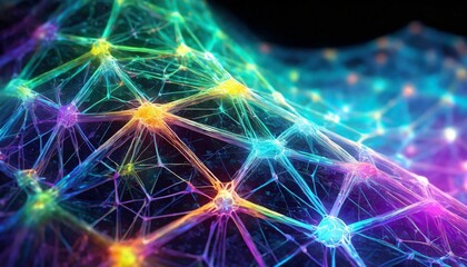 Colorful network illustration