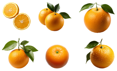 set of oranges png. orange set png. orange png. orange top view png. orange flat lay png. orange with leaf isolated. citrus fruit of orange. organic food