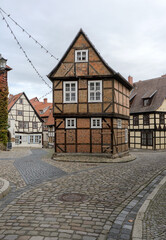 Half-timbered houses in Quedlinburg, Saxony-Anhalt, Germany