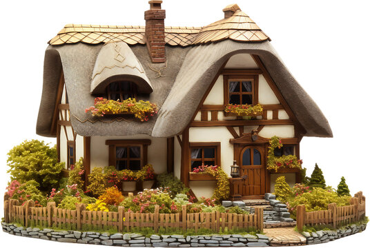 Fantasy cottage in the country