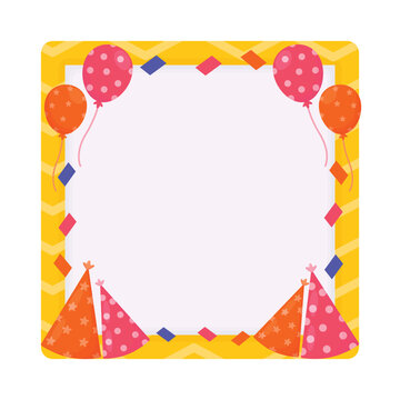 birthday frame illustration 