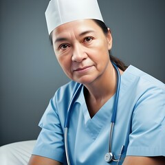 Portrait of a female nurse