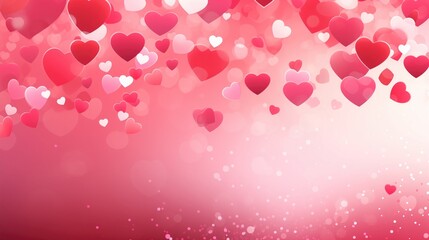 heart shape background for Valentines day . generative ai