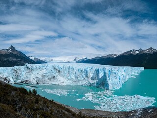 Idyllic view of  Perito Moreno Glacier of Los Glaciares National Park