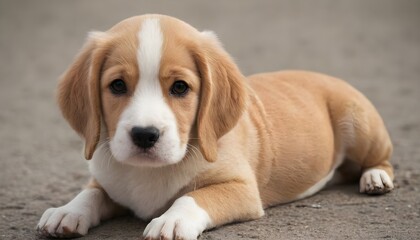 beagle dog portrait - cute dog looks into the camera