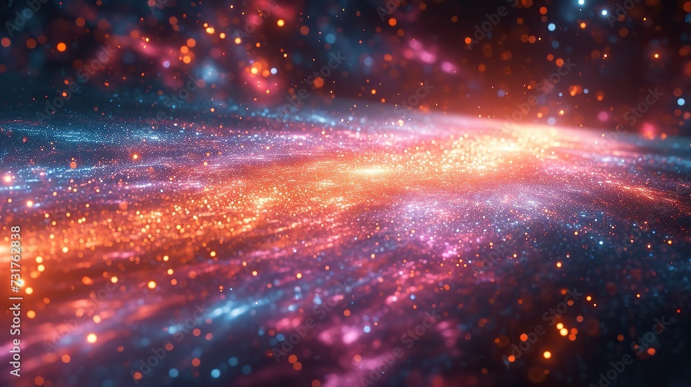 Poster hyper space speed multiverse abstract background