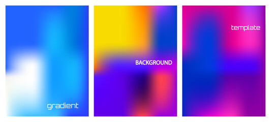 Abstract colorful background with gradient mesh, blurred color. Bright multicolored design. Modern design template for posters, ad banners, brochures, flyers, covers, websites, advertising