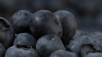 Blueberry Magic Macro Capture of Luscious Sweetness