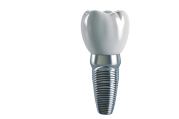 Implant isolated on transparent background