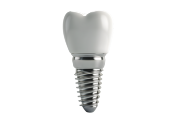 Implant isolated on transparent background