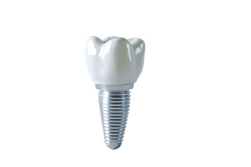 Implant isolated on transparent background
