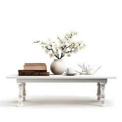 the table with isolated backround design