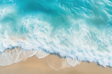 Fototapeta na wymiar Ocean currents shape sand and create swirls.