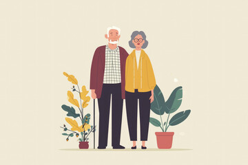 Providing support and care for aging parents, possibly dealing with issues related to their health and well-being