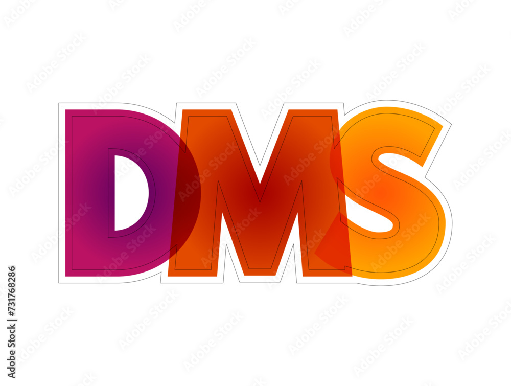 Aufkleber dms - document management system is a system used to receive, track, manage and store documents and 