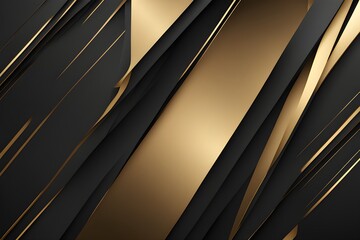 Black and golden luxury background 