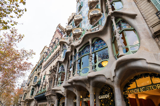 Casa Battlo Gaudi in Barcelona, Spain