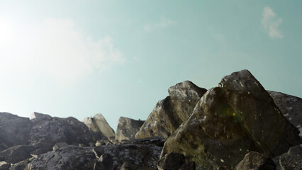 mountain landscape in the morning