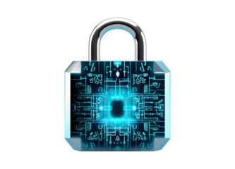 Digital padlock cut out