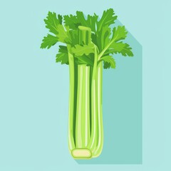 one celery illustration.