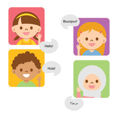 Hand drawn international tolerance day illustration