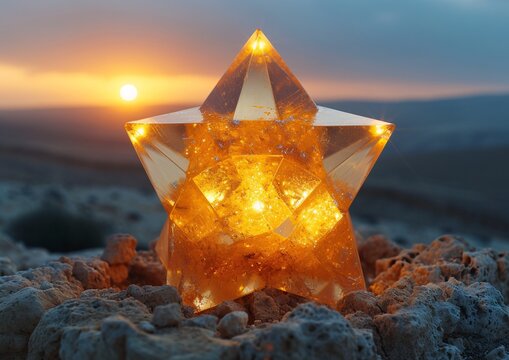 Glowing Star of the Month: A Catchy Adobe Stock Title Generative AI