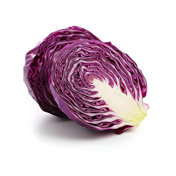 red cabbage isolated vegetables for food