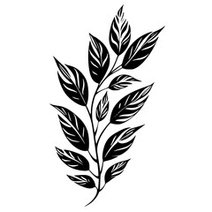  leaf vector, herb silhouette, silhouette plant, silhouette flower, silhouette floral, plantpot, leaf, tree, plant, nature, vector, bamboo, pattern, branch, silhouette, floral, flower, design, 