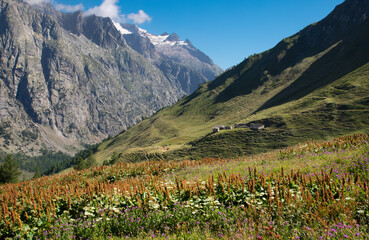 The Val Ferret Valley Italy