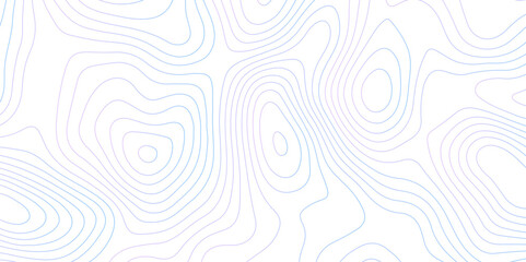 Abstract background with topographic contours map .white wave paper and geographic gradient line abstract background .vector illustration of topographic line contour map design .