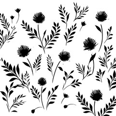 floral seamless pattern, pattern, flower pattern, geometric pattern, diagonal pattern, floral, flower, seamless, design, ornament, vector, decoration, art, wallpaper, leaf, illustration, black, style,