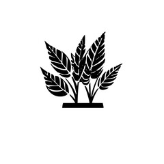 Leaf vector, herb silhouette, silhouette plant, silhouette flower, silhouette floral, silhouette plant, plantpot, leaf, tree, plant, nature, vector, bamboo, pattern, branch, silhouette, floral, flower