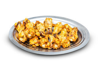fried chicken drumstick with mayonnaise