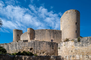 Fototapeta na wymiar fortress bellver in Palma de Mallorca