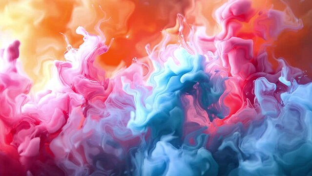 Moving smoke Liquid Creates Mystical and Trippy Visuals