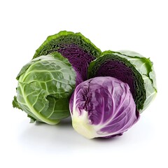 cabbage isolated vegetables for healthy food