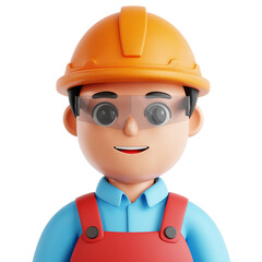 3D Illustration of Innovative Engineer Working on Technological Advancements