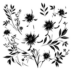 floral seamless pattern, pattern, flower pattern, geometric pattern, diagonal pattern, floral, flower, seamless, design, ornament, vector, decoration, art, wallpaper, leaf, illustration, black, style,